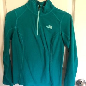 The North Face Teal Glacier 1/4 Zip